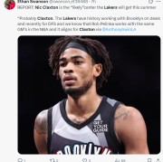 湖记曝克拉克斯顿成意中人：美媒模拟4换3方案 570万再签卡皇替补